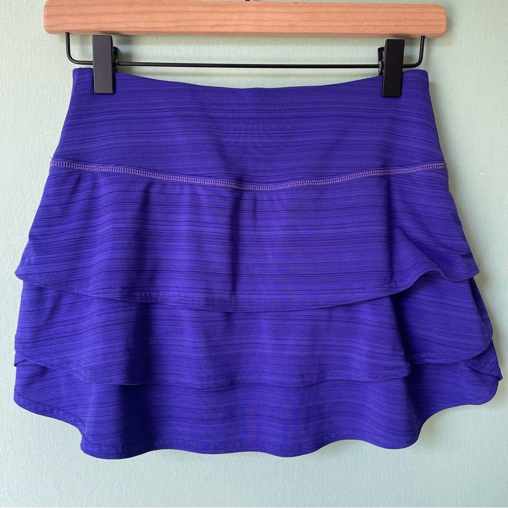 Athleta Purple Layered Mini Skirt (Size XS) - Picture 2 of 7
